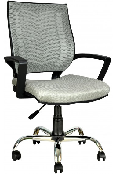 Bürocci Tina Metal Ayaklı Çalışma Koltuğu - Gri - 2101N0546